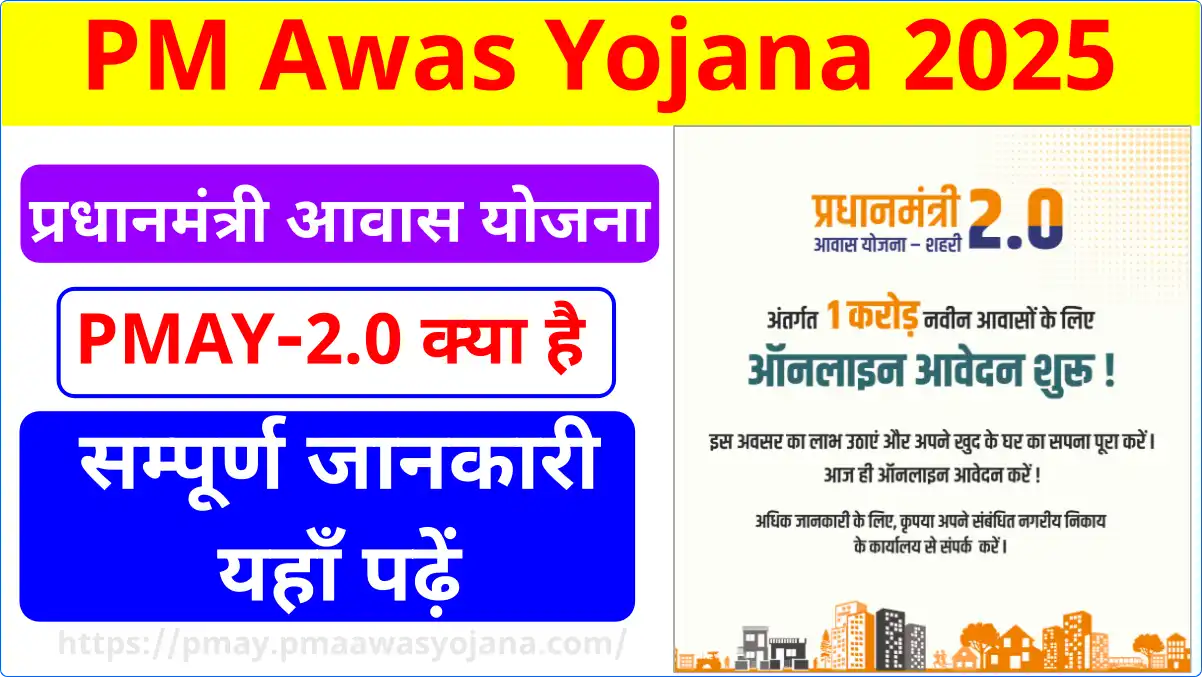 PM Awas Yojana 2025 PMAY‑2.0